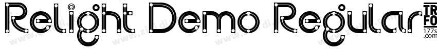 Relight Demo Regular字体转换